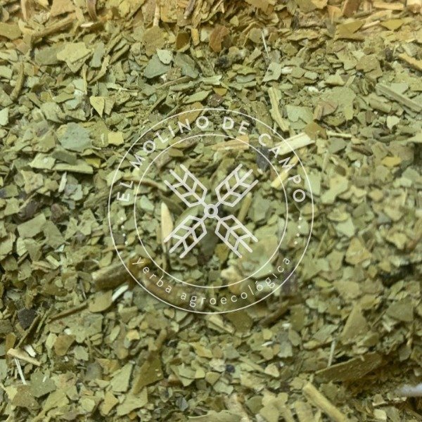 Yerba mate despalada fina, sin palo, sabor intenso